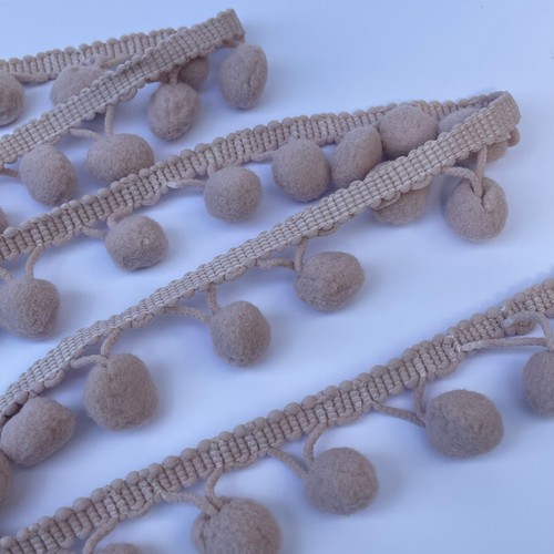 Pom Pom Trim Trimming Sewing Craft 10mm Bobble Fringe 10mm Pompom | per Metre - Picture 7 of 46