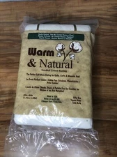 The Warm Company Warm & Natural Needled Cotton Batting 45x60” Made In USA