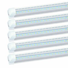 T8 8FT 4FT 5FT 6FT25 Pack LED Shop Light Fixture LED Tube Light Bulb 8 Foot