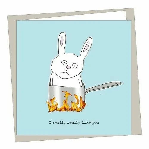 I really really like you Rosie made a thing card bunny boiler