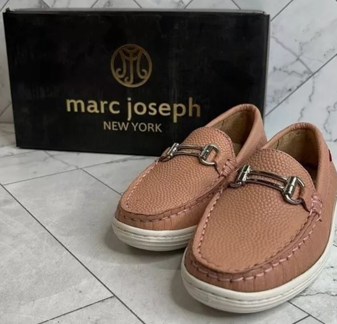 【SALE】LESQUE MHAK COLORPATTERN7.5”【KIDS】 Marc Joseph New York US 5 Kids Lexington Blush Pebble Grainy