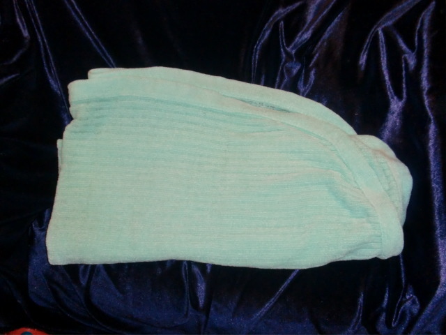 mint green baby blanket