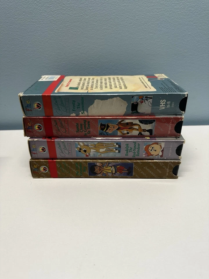 Set Of 4 VHS Christmas Classics Series Frosty The Snowman Santa Claus FHE - Image 4 of 4