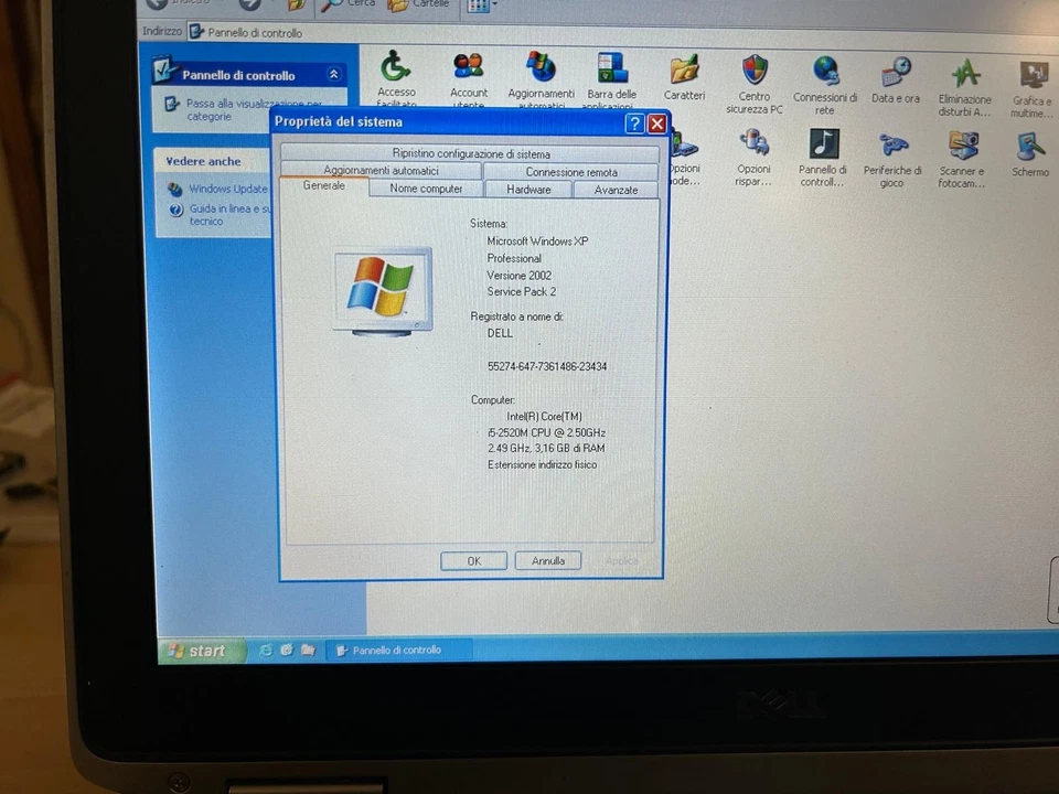 Dell Latitude E6320 13" computer portatile Intel Core i5 4Gb RAM 320GB HDD WinXP - Immagine 4 di 4