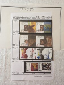 APC W7978 Slovenia MNH PAIRS