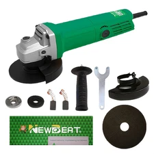 Electric Angle Grinder 4-1/2" 850W 10000RPM Cut-Off Tool Metal Grinding Green