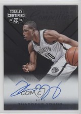 2015 Panini Totally Certified Competitor 9/99 Thaddeus Young #CCA-TY Auto 0dp1
