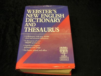 Webster's New English Dictionary and Thesaurus