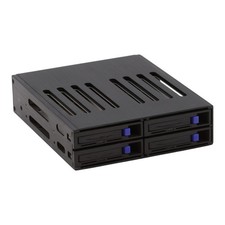 Startech 5,25 Wechselrahmen für 4x 2,5 S-ATA...