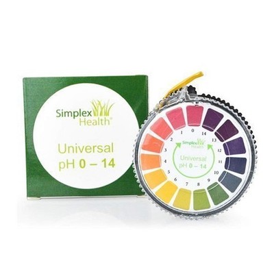 Simplex Health pHIndikator LackmusTest PapierStreifen Roll, 014 Für Wasser  5...
