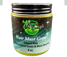 Hair Pomade Hair Must Grow Infused with Jamaican Black Castor & Black Seed Oil