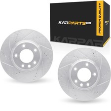 For Audi Q7 2007-2015 Brake Rotors Drilled And Slotted Silver For Audi Q7 2007-2015 Brake Rotors Drilled And Slotted Silver