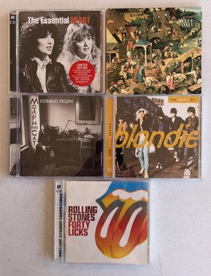 Heart Fleet Foxes Blonde Donald Fagen Rolling Stones CD Lot Best Off Forty Licks