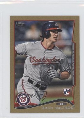 2014 Topps Mini Gold 36/63 Zach Walters #337 Rookie RC 0a2
