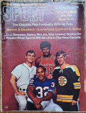 Vntg SPORT 1969 Magazine - OJ Bobby Orr Wes Unseld Connie Hawkins George Foreman