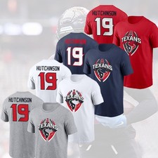 HOT! Xavier Hutchinson #19 Houston Texans Icon Name and Number Gift For Fans