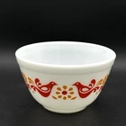 Vintage Pyrex Friendship Bowl Small 1-1/2 PT Mixing Serving #401 Red And Orange