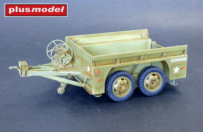 Plus Model 596 - 1/35 US trailer M13 tandem axle - Neu