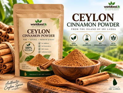 Pure Ceylon Cinnamon Powder | Natural Sri Lankan Spice | Tea & Cooking