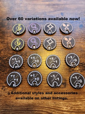 Pick Your Own Magic the Gathering Simple Spinning Counters and Tokens