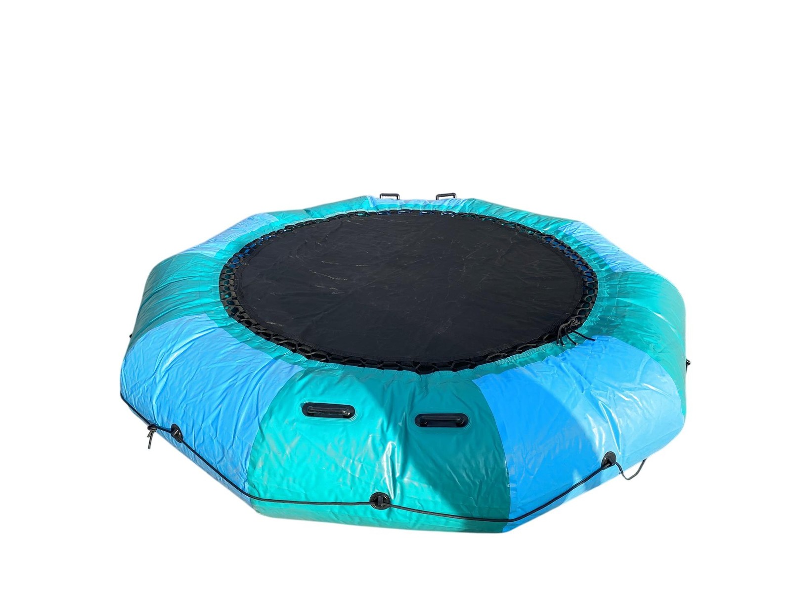 Trampolín de agua inflable con conductor VEVOR 3,05 m