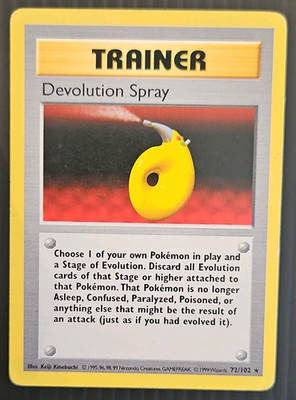 Devolution Spray Base Set Shadowless Rare