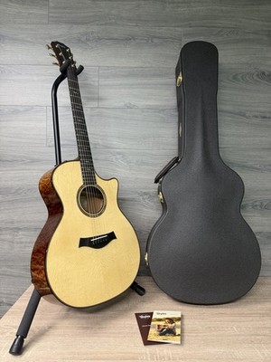 2021 Taylor Custom GA Quilted Sapele/Engelmann Bearclaw Guitar #3055