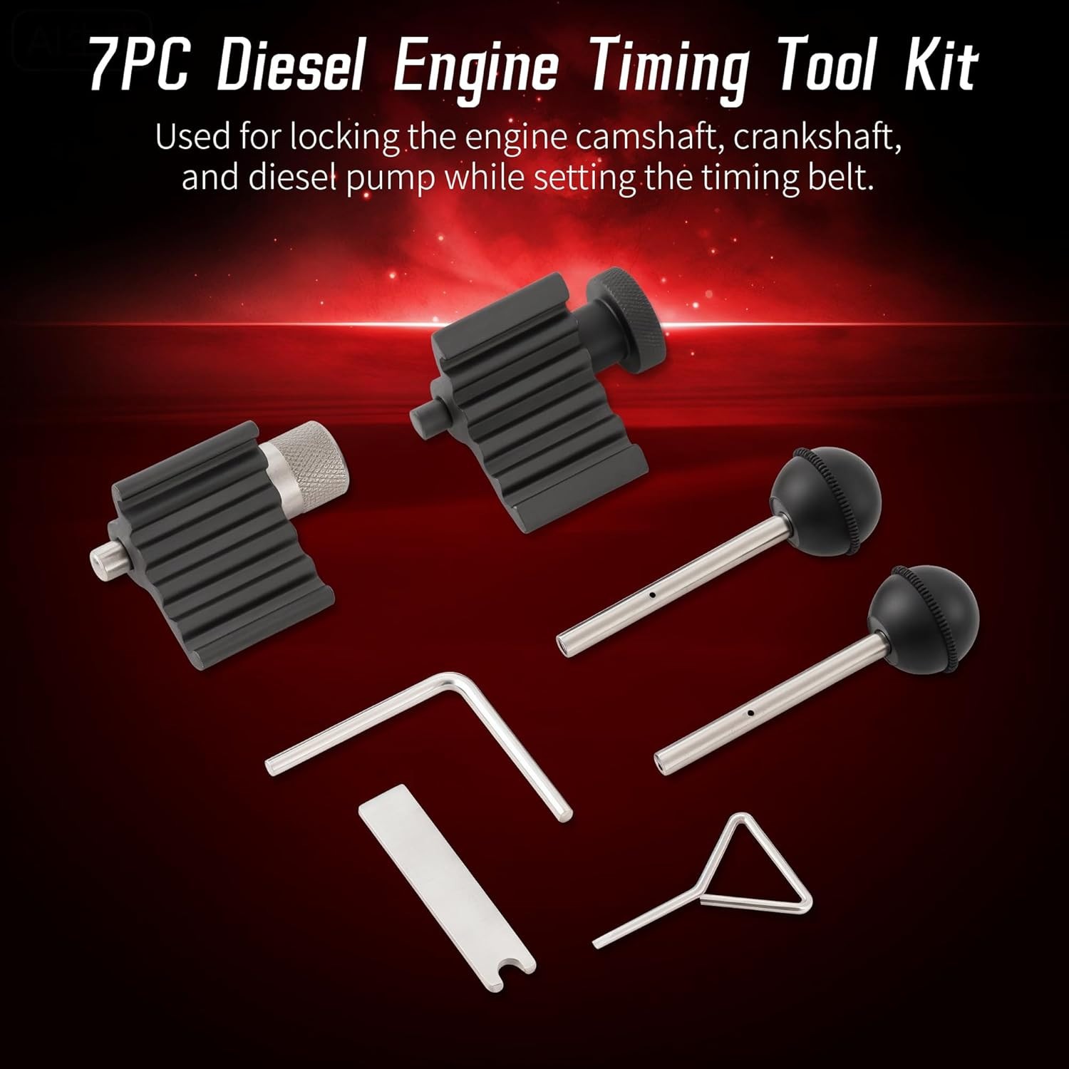 7PCS Diesel Engine Camshaft Alignment Timing Tool Kit, Compatible with VW Audi S