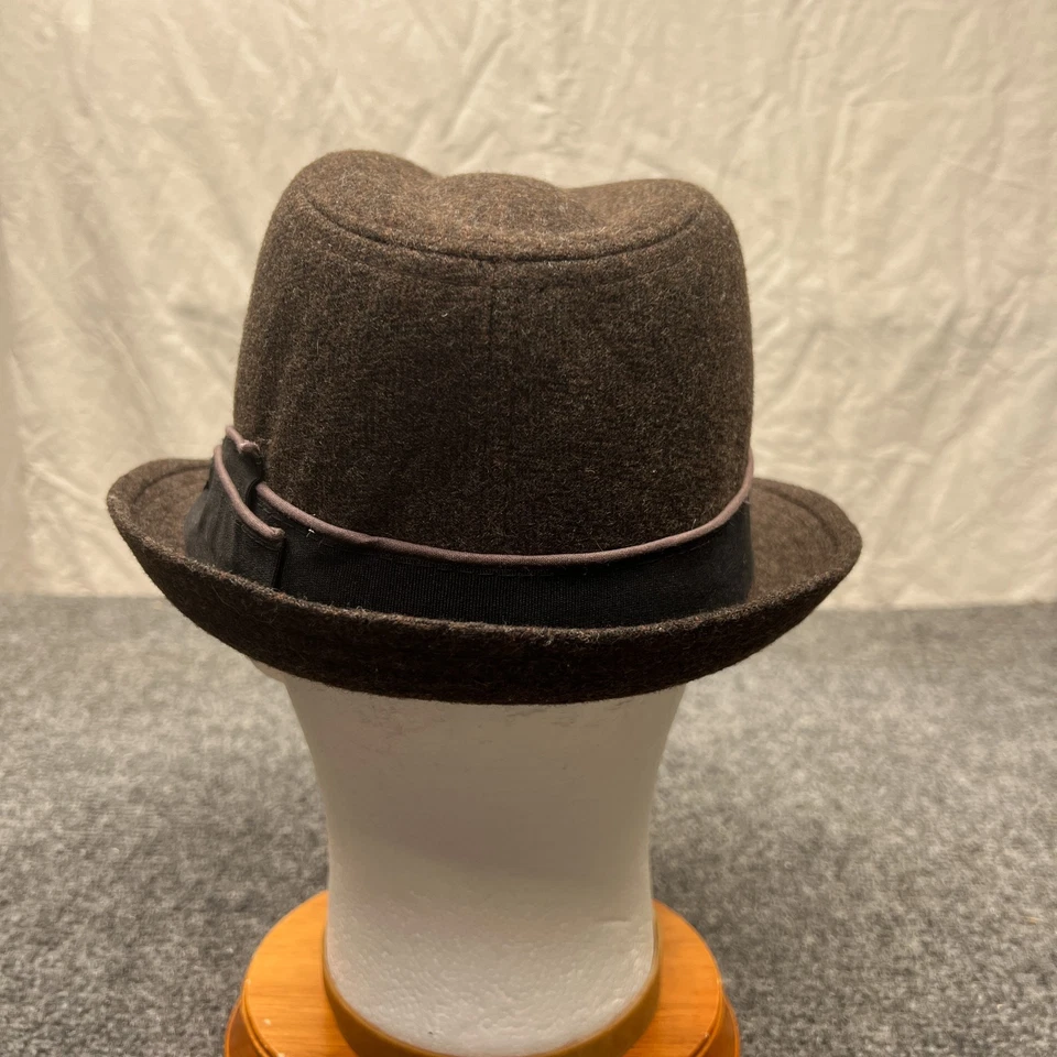 Sombrero de lana Stetson All American Fedora adulto pequeño/mediano marrón tweed Foto 4 de 4