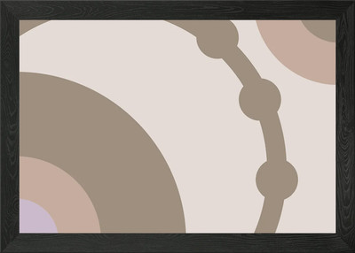 Circles composition B Framed Wall Art Poster Canvas Print Picture