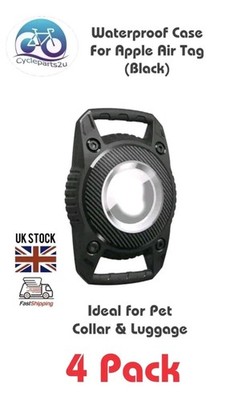 Air Tag Hundehalsband Halter Haustier Air Tag Hülle für Apple Airtag Wasserdicht 4er Pack