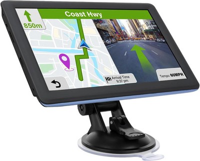 GPS Navigator for Car Truck RV, 7 inch Touch Screen Latest 2026 Map, Real Voice