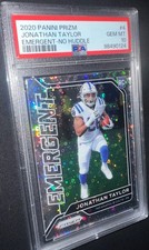 PANINI PRIZM JONATHAN TAYLOR EMERGENT HUDDLE NON AUTO COLTS ROOKIE GEM MINT 10