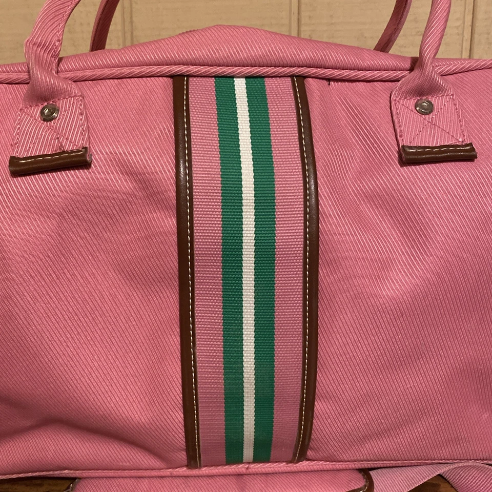 Vintage Tommy Hilfiger PINK Duffle Bag - Image 4 of 4