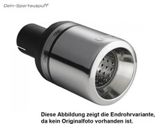 Ulter Sportauspuff Opel VECTRA C Lim. 09/02-05 100mm rund eingerollt gerade