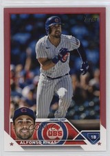 2023 Topps Series 2 Mother's Day Hot Pink 13/50 Alfonso Rivas #332 0t2