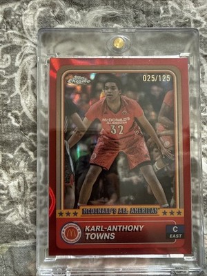 Karl Anthony Towns Tops Chrome McDonald’s All American /125