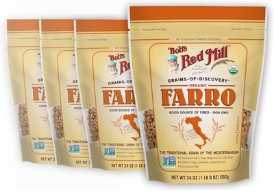 Organic Farro Grain, - Non O, Vegan, Kosher