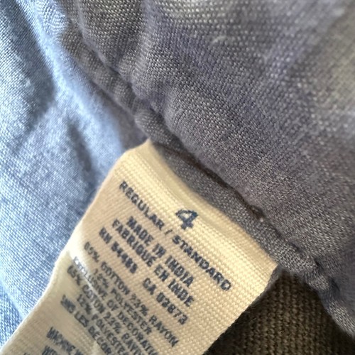 American Eagle Outfitters Gray Eyelet Hem Shorts Size 4 - Picture 4 of 5