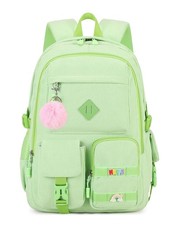 Girls Laptop Backpack Corduroy Bookbag For Teen Big Studen School Bag Durable...