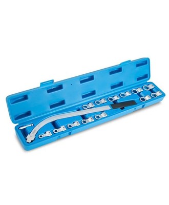 Spannrollenschlüssel Set FR1985 14 tlg 12 19 mm + TORX E10 E18 extra lang 455 mm