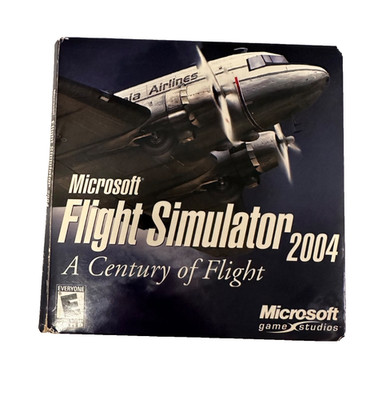 Microsoft Flight Simulator 2004 A Century of Flight 4-Disc Set Untested