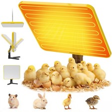 Brooder Plate for Chicks, 50  158  Chick Heat with Smart yellow