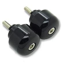 [SASA] Black Round CNC Anodized Bar Ends Barends, Fits Honda Motorcycle CBR600 