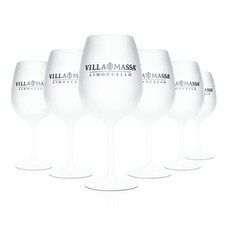 6 bicchieri Villa Massa 0,58l bicchieri a stelo satinati bicchieri da vino limoncello aperitivo