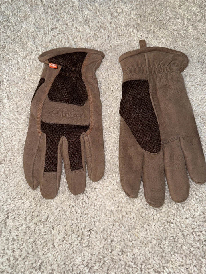 Guantes Timberland Marrón Hombre 100% Poliéster Talla XL Nuevos Sin Etiquetas Foto 2 de 3