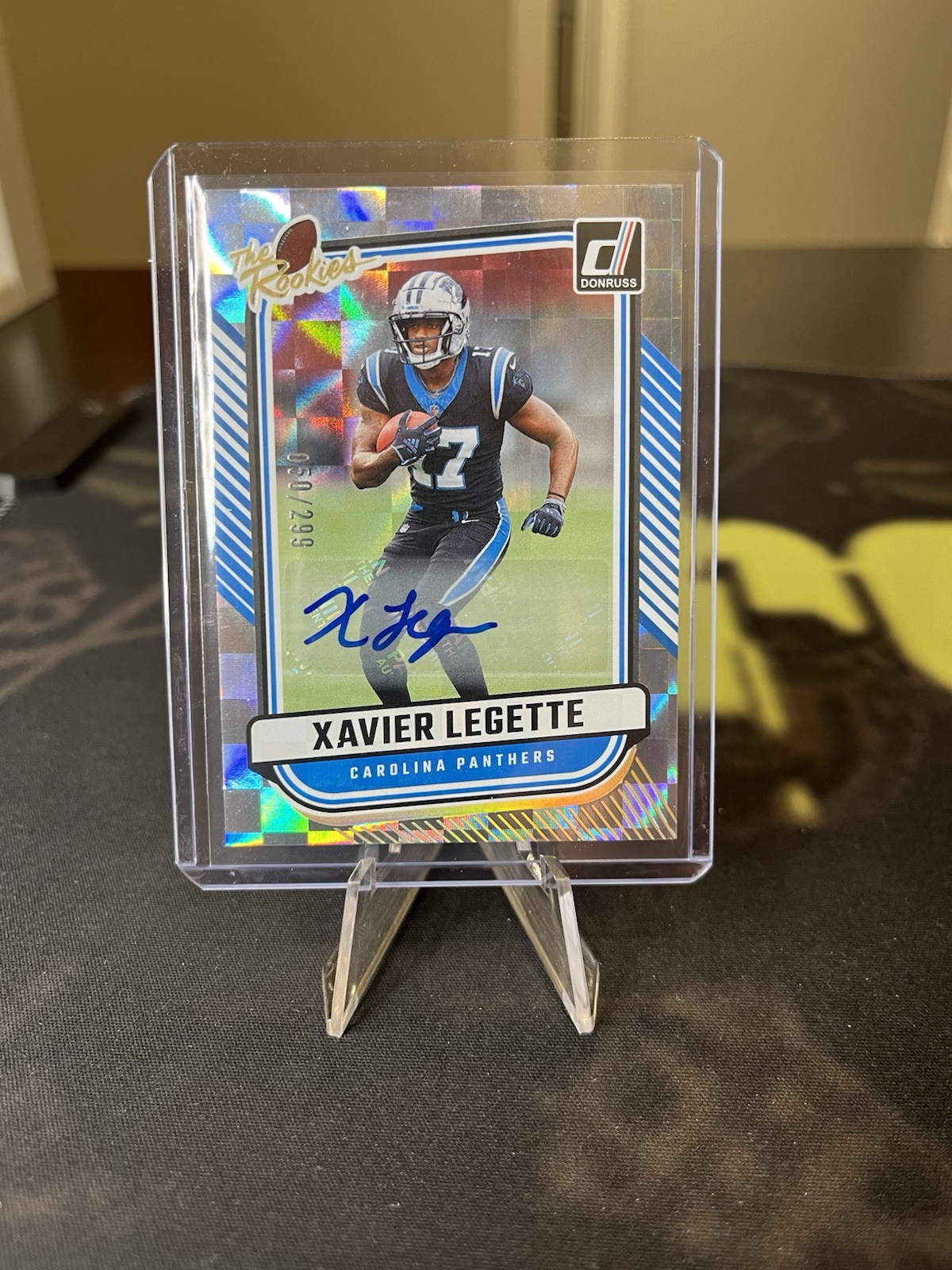 2024 Panini Donruss The Rookies Auto #TR-21 /299 Xavier Legette (RC) Panthers