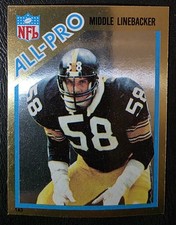 1982 Topps Jack Lambert #143 Sticker – NFL All-Pro Steelers HOF