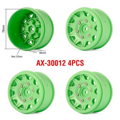 4x AUSTARHOBBY RC Gummireifen Rallye-Reifen 12mm Hex Wheels für 1/10 Traxxas Car