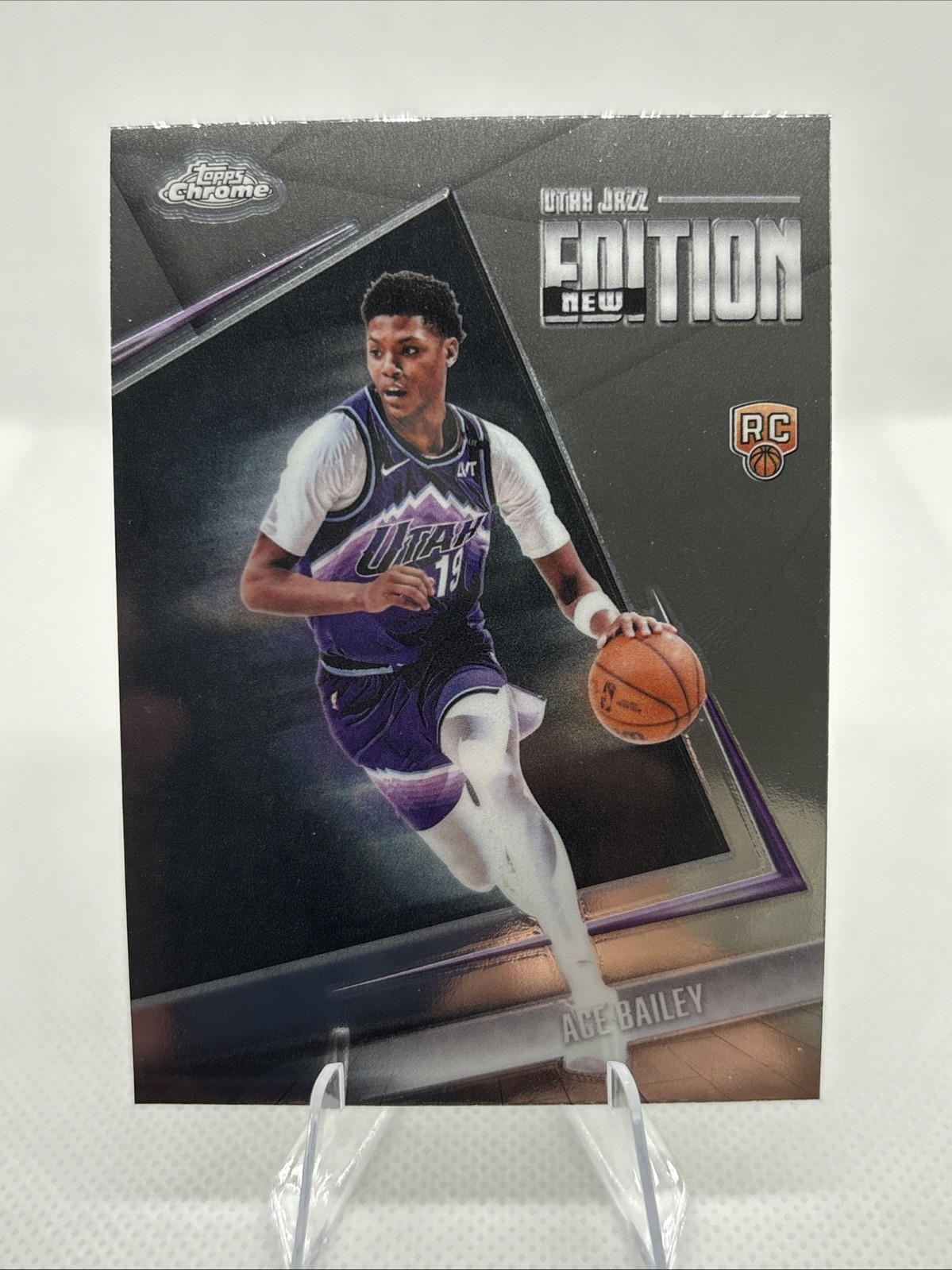 2025-26 Topps Chrome Update Ace Bailey Rookie (RC) New Edition #GR-5 Utah Jazz